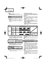 Предварительный просмотр 54 страницы Hitachi Koki DV14DCL2 Handling Instructions Manual