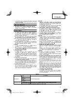 Предварительный просмотр 55 страницы Hitachi Koki DV14DCL2 Handling Instructions Manual