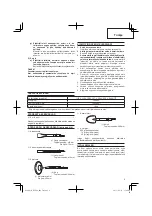 Предварительный просмотр 9 страницы Hitachi Koki EM4028 R2 Handling Instructions Manual