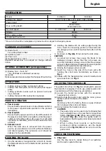 Preview for 7 page of Hitachi Koki FCJ 65S3 Handling Instructions Manual