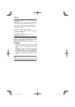 Preview for 24 page of Hitachi Koki G 10SD2 Handling Instructions Manual