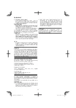 Preview for 30 page of Hitachi Koki G 10SD2 Handling Instructions Manual