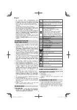 Preview for 78 page of Hitachi Koki G 10SD2 Handling Instructions Manual