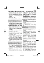 Preview for 113 page of Hitachi Koki G 10SD2 Handling Instructions Manual