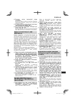 Preview for 123 page of Hitachi Koki G 10SD2 Handling Instructions Manual