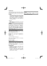 Preview for 126 page of Hitachi Koki G 10SD2 Handling Instructions Manual