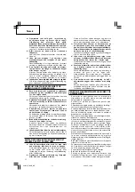 Предварительный просмотр 18 страницы Hitachi Koki G 10SN Handling Instructions Manual