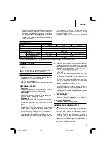 Предварительный просмотр 19 страницы Hitachi Koki G 10SN Handling Instructions Manual