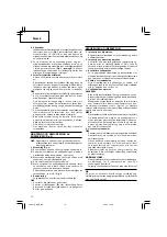 Предварительный просмотр 20 страницы Hitachi Koki G 10SN Handling Instructions Manual