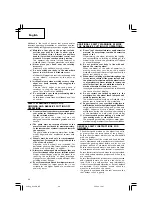 Предварительный просмотр 30 страницы Hitachi Koki G 10SN Handling Instructions Manual