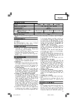 Предварительный просмотр 17 страницы Hitachi Koki G 10SR3 Handling Instructions Manual