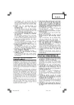 Preview for 15 page of Hitachi Koki G 12SW Handling Instructions Manual