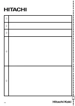 Preview for 47 page of Hitachi Koki G 18SH2 Handling Instructions Manual