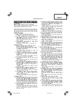 Предварительный просмотр 7 страницы Hitachi Koki G 18SS Handling Instructions Manual