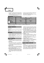 Предварительный просмотр 10 страницы Hitachi Koki G 18SS Handling Instructions Manual