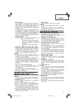 Предварительный просмотр 11 страницы Hitachi Koki G 18SS Handling Instructions Manual