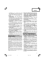 Предварительный просмотр 15 страницы Hitachi Koki G 18SS Handling Instructions Manual