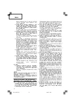 Предварительный просмотр 28 страницы Hitachi Koki G 18SS Handling Instructions Manual