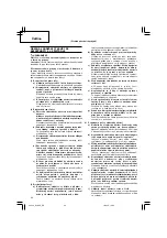 Предварительный просмотр 40 страницы Hitachi Koki G 18SS Handling Instructions Manual