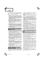 Предварительный просмотр 42 страницы Hitachi Koki G 18SS Handling Instructions Manual