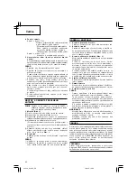 Предварительный просмотр 44 страницы Hitachi Koki G 18SS Handling Instructions Manual