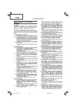 Предварительный просмотр 46 страницы Hitachi Koki G 18SS Handling Instructions Manual