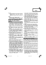 Предварительный просмотр 47 страницы Hitachi Koki G 18SS Handling Instructions Manual