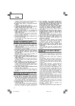 Предварительный просмотр 48 страницы Hitachi Koki G 18SS Handling Instructions Manual