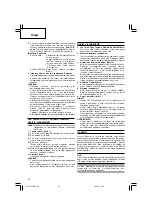 Предварительный просмотр 50 страницы Hitachi Koki G 18SS Handling Instructions Manual