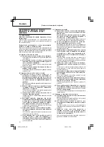 Предварительный просмотр 52 страницы Hitachi Koki G 18SS Handling Instructions Manual