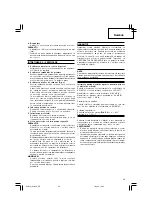 Предварительный просмотр 57 страницы Hitachi Koki G 18SS Handling Instructions Manual