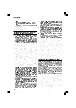 Предварительный просмотр 60 страницы Hitachi Koki G 18SS Handling Instructions Manual