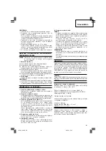 Предварительный просмотр 63 страницы Hitachi Koki G 18SS Handling Instructions Manual