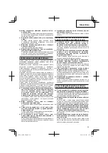 Предварительный просмотр 67 страницы Hitachi Koki G 18SS Handling Instructions Manual