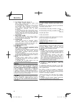 Предварительный просмотр 70 страницы Hitachi Koki G 18SS Handling Instructions Manual