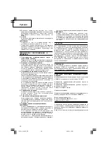 Предварительный просмотр 84 страницы Hitachi Koki G 18SS Handling Instructions Manual