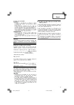 Preview for 17 page of Hitachi Koki G 23SU Handling Instructions Manual