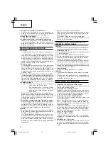 Preview for 34 page of Hitachi Koki G 23SU Handling Instructions Manual