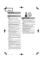 Preview for 12 page of Hitachi Koki GP 10DL Handling Instructions Manual