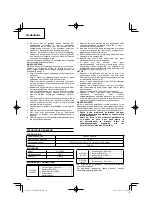 Предварительный просмотр 50 страницы Hitachi Koki GP 10DL Handling Instructions Manual