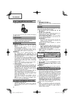 Предварительный просмотр 52 страницы Hitachi Koki GP 10DL Handling Instructions Manual