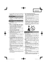 Предварительный просмотр 53 страницы Hitachi Koki GP 10DL Handling Instructions Manual