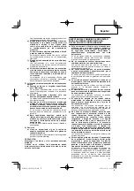 Предварительный просмотр 57 страницы Hitachi Koki GP 10DL Handling Instructions Manual