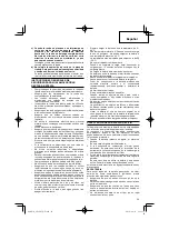 Предварительный просмотр 59 страницы Hitachi Koki GP 10DL Handling Instructions Manual