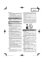 Предварительный просмотр 63 страницы Hitachi Koki GP 10DL Handling Instructions Manual