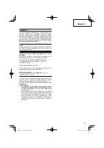 Предварительный просмотр 65 страницы Hitachi Koki GP 10DL Handling Instructions Manual