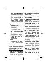 Предварительный просмотр 67 страницы Hitachi Koki GP 10DL Handling Instructions Manual