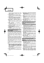 Предварительный просмотр 68 страницы Hitachi Koki GP 10DL Handling Instructions Manual