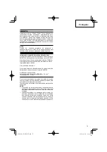 Предварительный просмотр 75 страницы Hitachi Koki GP 10DL Handling Instructions Manual