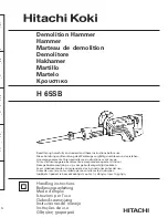 Preview for 1 page of Hitachi Koki H 65SB Handling Instructions Manual